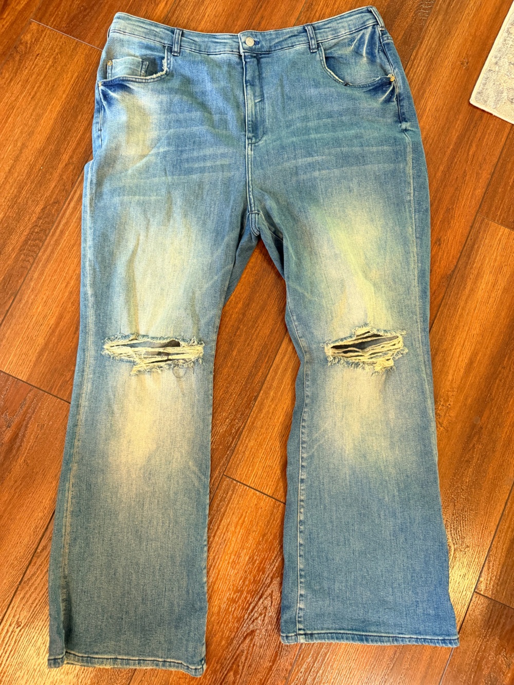 Pilcro Light Blue Distressed Women’s Jeans the icon